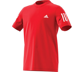 adidas Boys Club 3 Stripes Tee