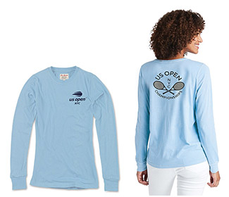 US Open Long Sleeve Brass Tacks 2 (W) Blue