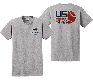 US Open 2019 Flag Ball Tee (M) Heather