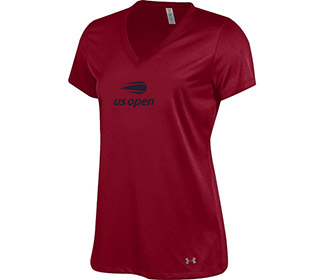 US Open '18 Under Armour Tech V-Neck Tee (W)