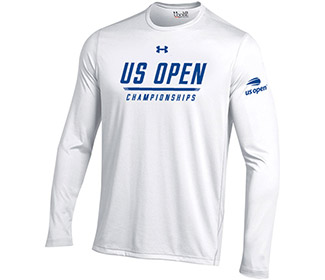 US Open '18 Under Armour Tech L/S (M) White