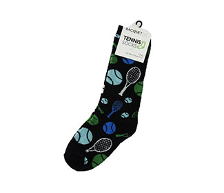 Men's Tennis Dress Socks (1x) Black/Blue