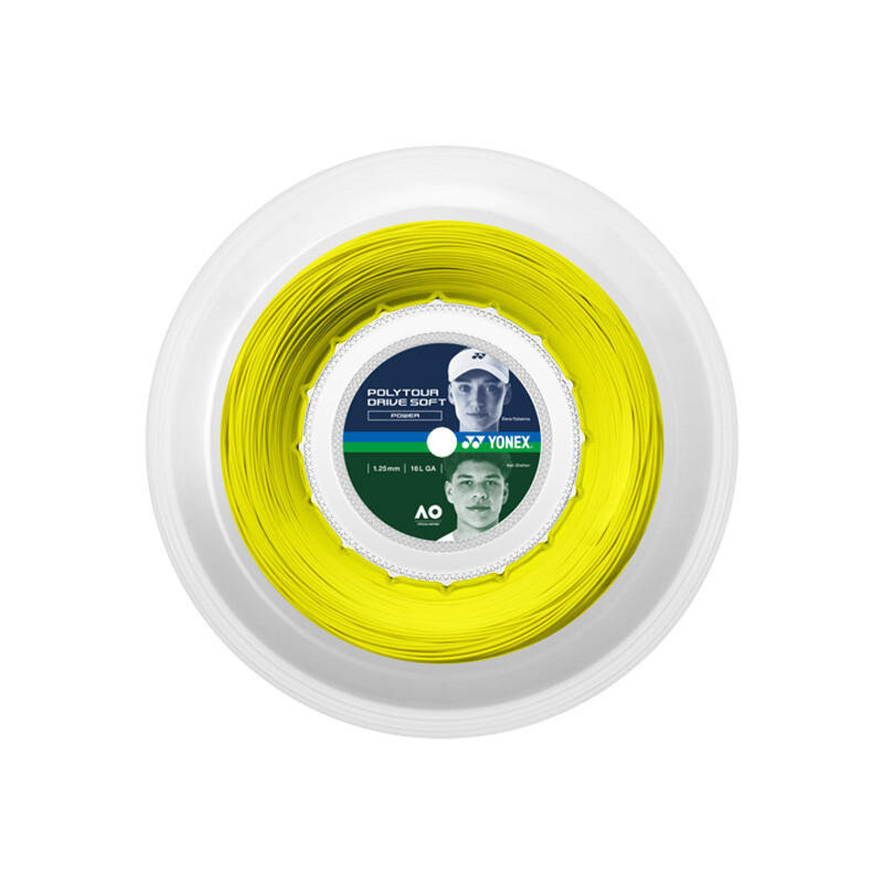 Yonex Polytour Drive Soft 125 16L Reel 656' (Yellow)