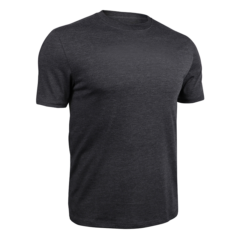 2UNDR All Day Crew Tee (M) (Heathered Charcoal)