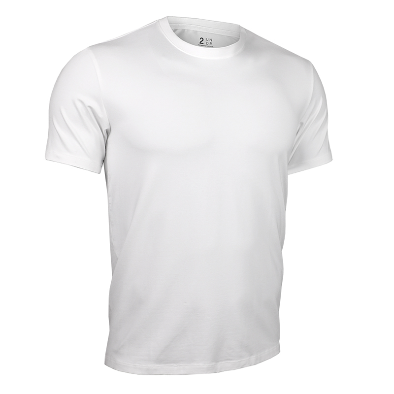 2UNDR Crew Neck Tee Shirt (White)