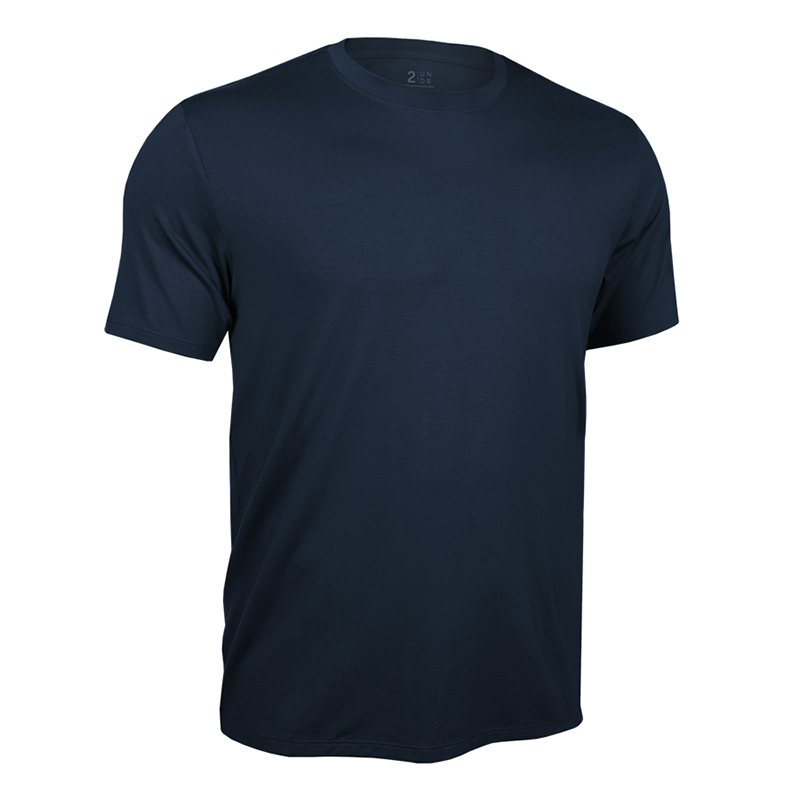 2UNDR Crew Neck Tee Shirt (Navy)