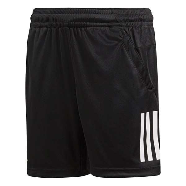 adidas Boys 3-Stripes Club Short (Black)