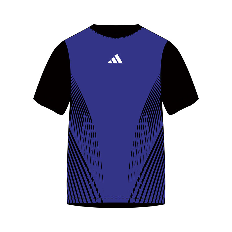 adidas Boys Pro Tee (Black/Blue)