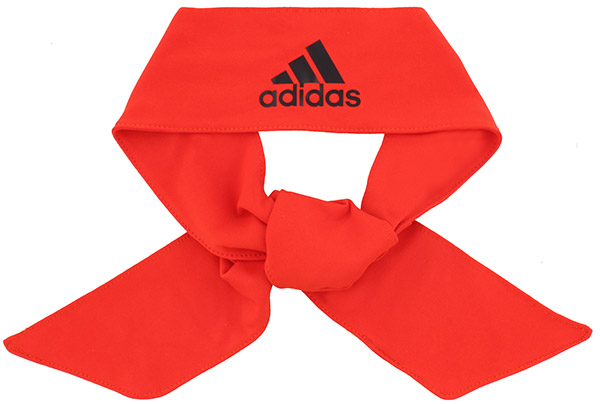 adidas Alphaskin Tie Headband (Red)