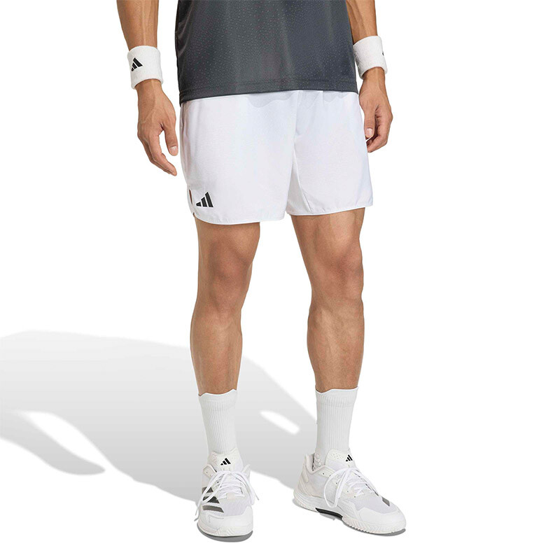 adidas Club Graphic 7" Short (M) (White)