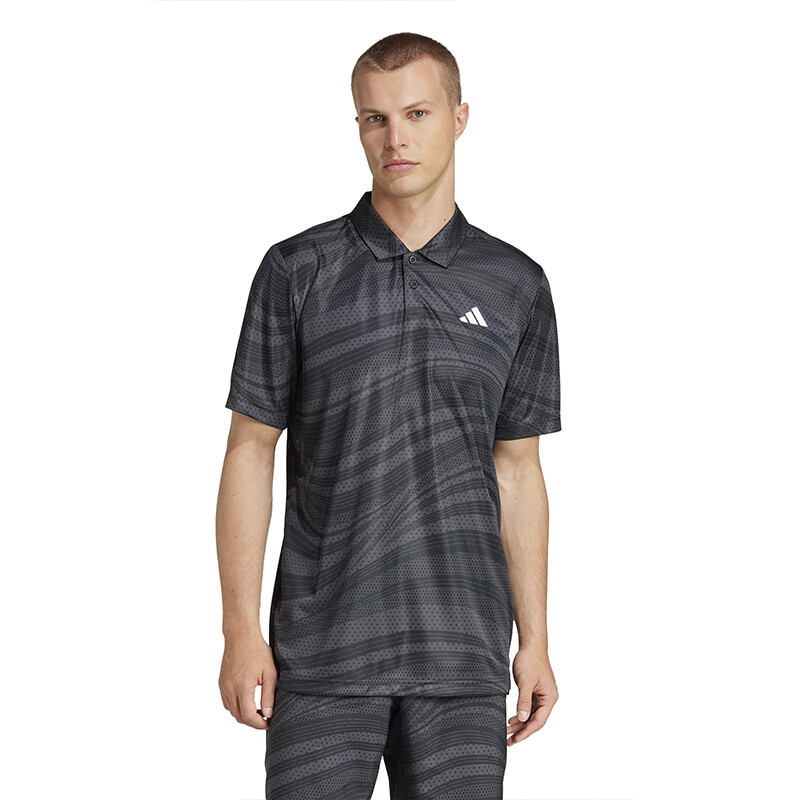 adidas Club Graphic Polo (M) (Black)