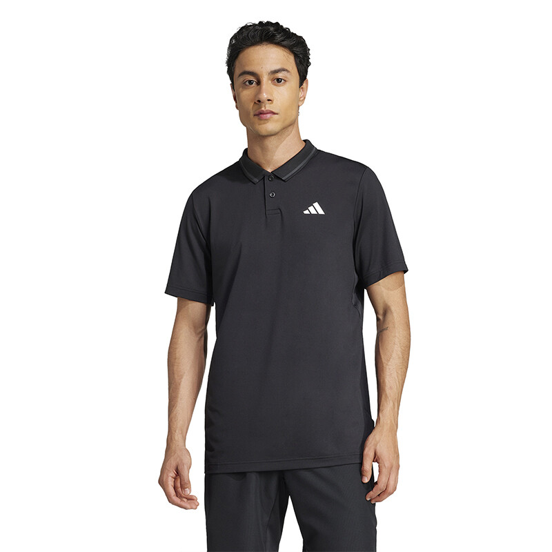 adidas Club Pique Polo (M) (Black)