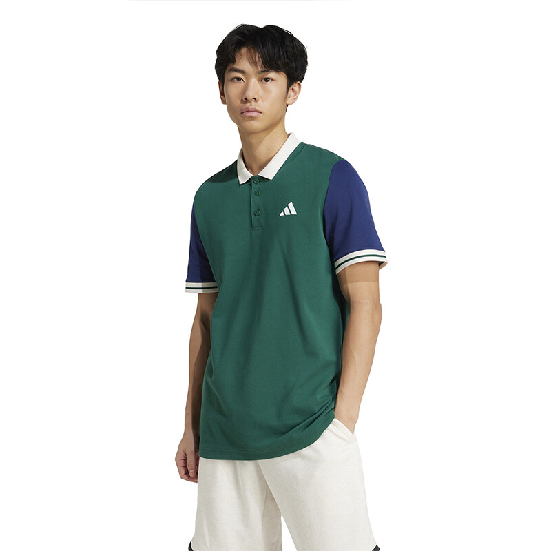 adidas Heritage Polo (M) (Collegiate Green)