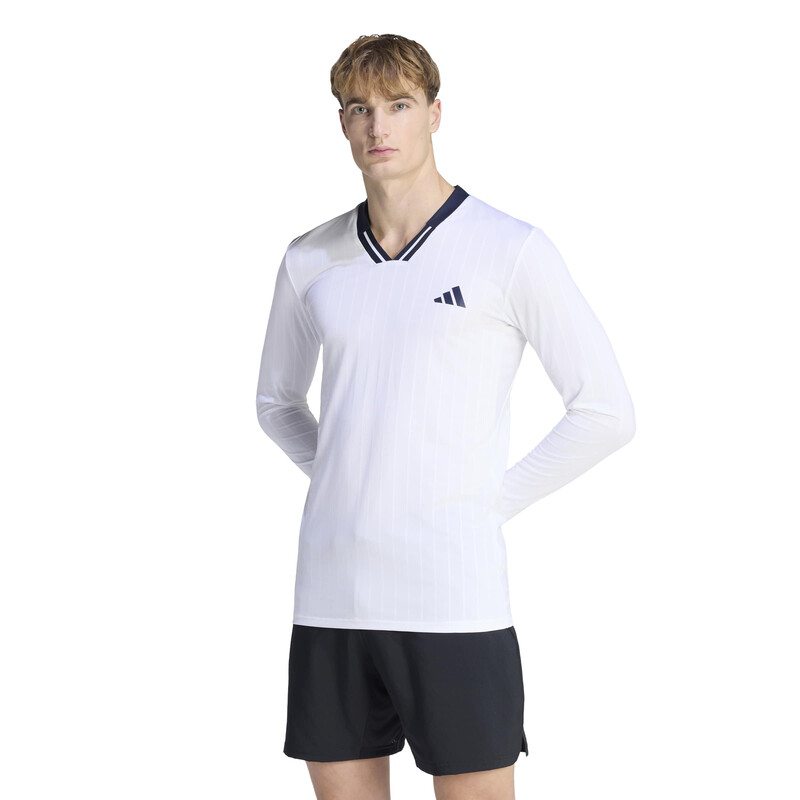 adidas Wow Long Sleeve Top (M) (White)