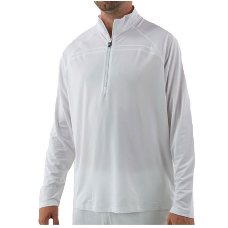 FILA Essentials Half Zip Top (M) (White)