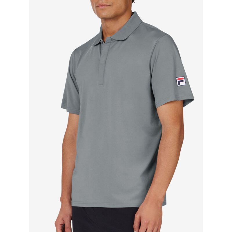 FILA Essentials Short Sleeve Polo (M) (Grey)