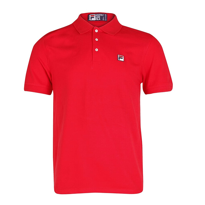 FILA Pique Polo (M) (Red)