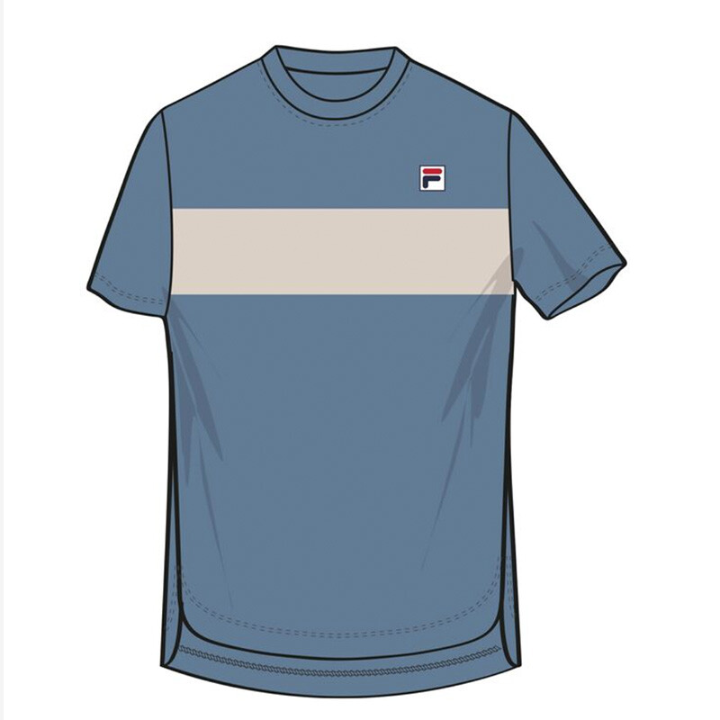 FILA Essentials Short Sleeve Crew (M) (Elemental Blue)