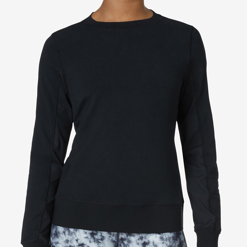 FILA Fi-Lux Relaxed Sweatshirt (W) (Black)