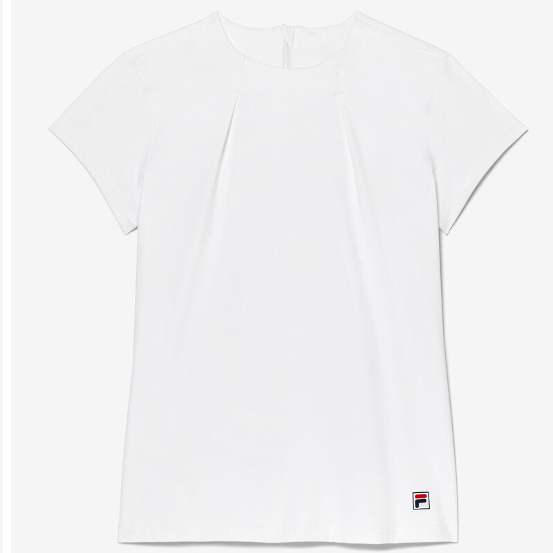 FILA Essentials Short Sleeve Top (W) (White)