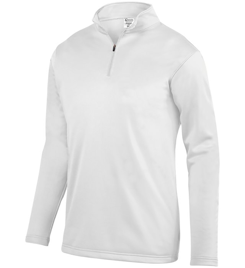 Augusta Wicking Fleece 1/4 Zip Pullover (M) (White)