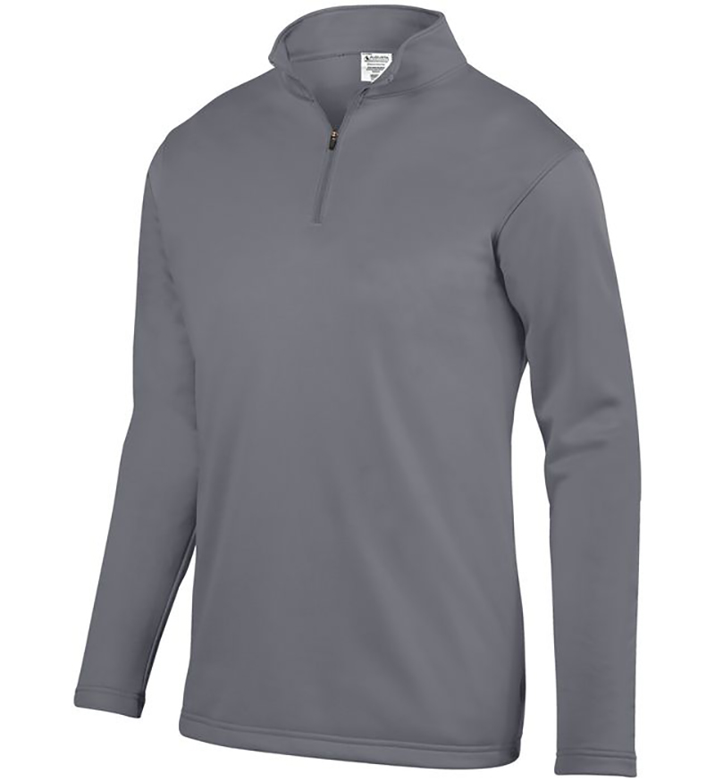 Augusta Wicking Fleece 1/4 Zip Pullover (M) (Graphite)