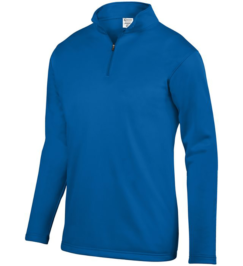 Augusta Wicking Fleece 1/4 Zip Pullover (M) (Royal)