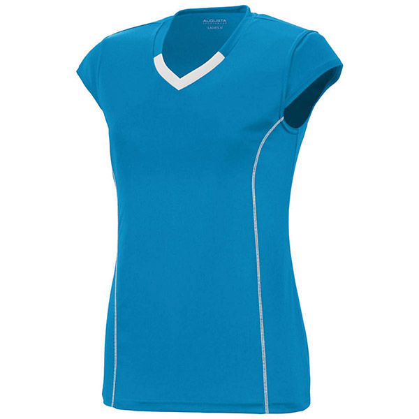 Augusta Blash Short Sleeve Jersey (W) (Blue)