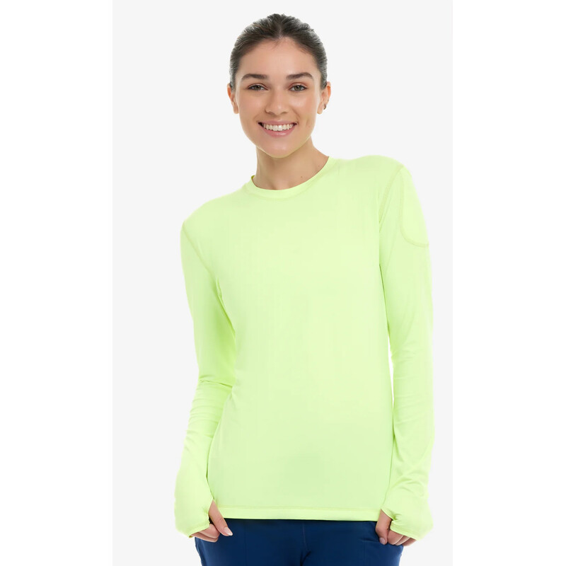 BloqUV 24/7 Long Sleeve Top (W) (Neon Yellow)