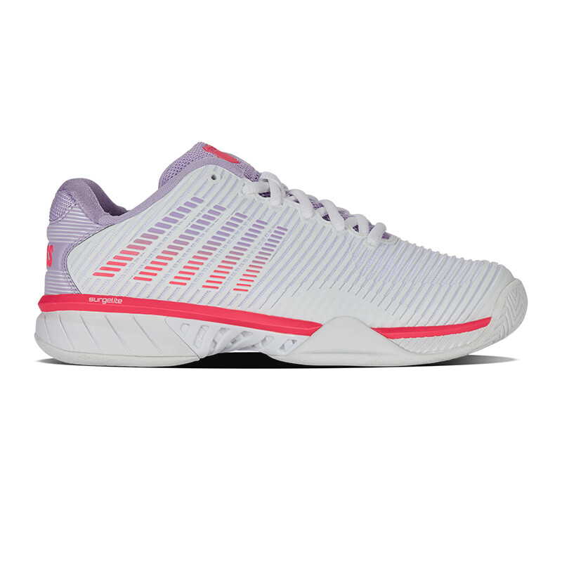 K-Swiss Hypercourt Express 2 Wide (W) (White/Orchid Petal)