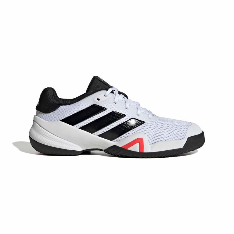 adidas Barricade Kids' (White/Black)