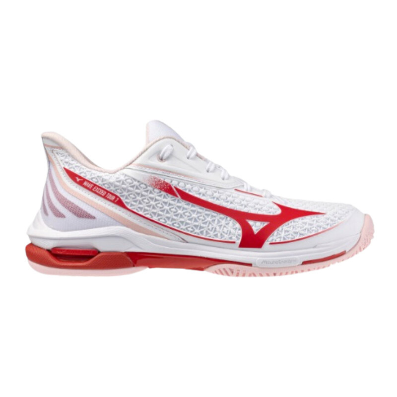 Mizuno Wave Exceed Tour 7 AC (W) (White/Fiery Red)