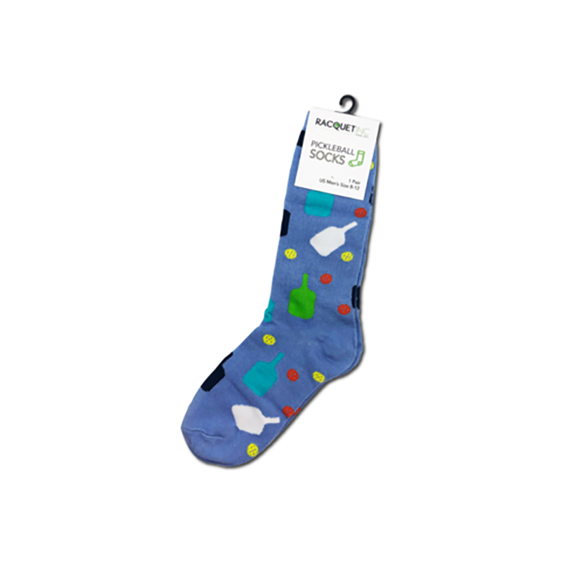 Pickleball Dress Socks (1x) (Light Blue)