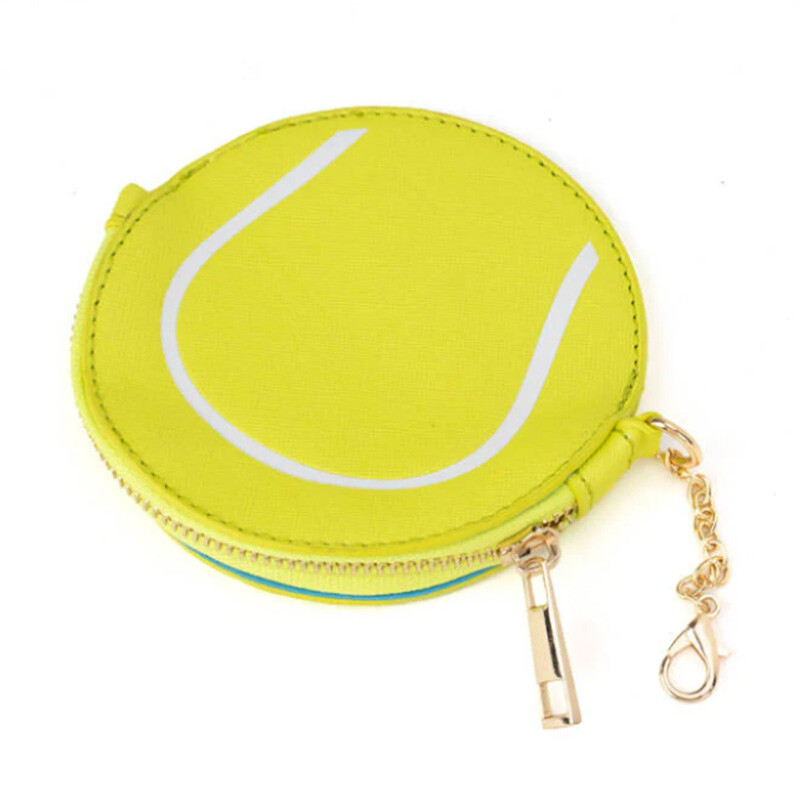 Queen of the Court Tennis Coin Purse (Yellow)