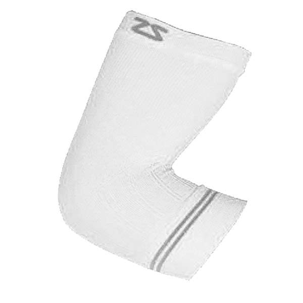Zensah Elbow Compression Sleeve (1X) White