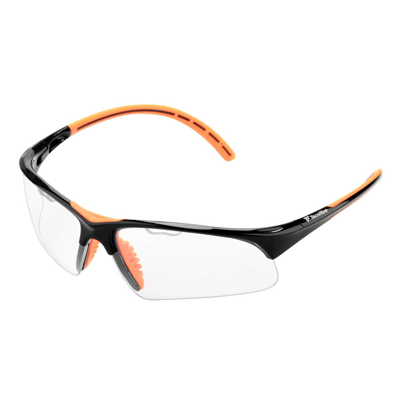 Tecnifibre Squash Eyewear (Black/Orange)