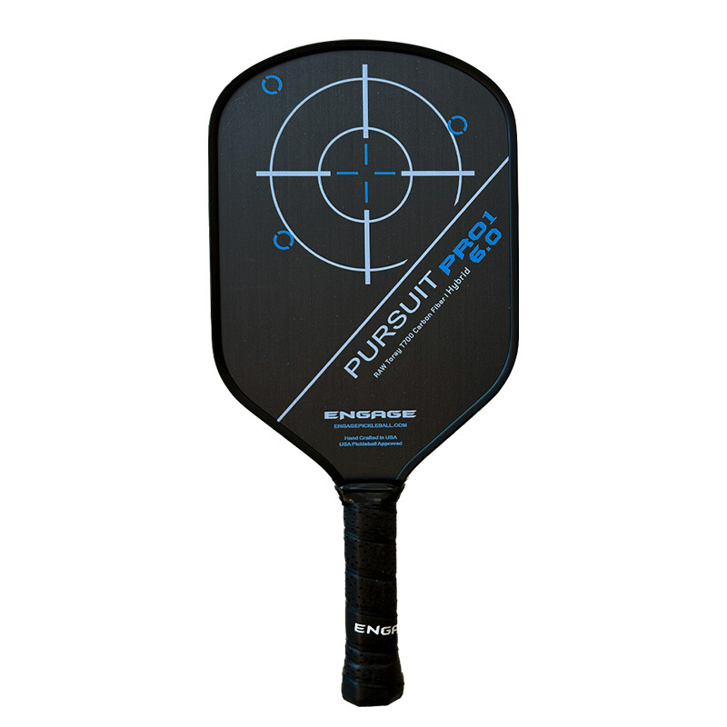 Engage Pursuit Pro1 6.0 Hybrid Pickleball Paddle (Blue)