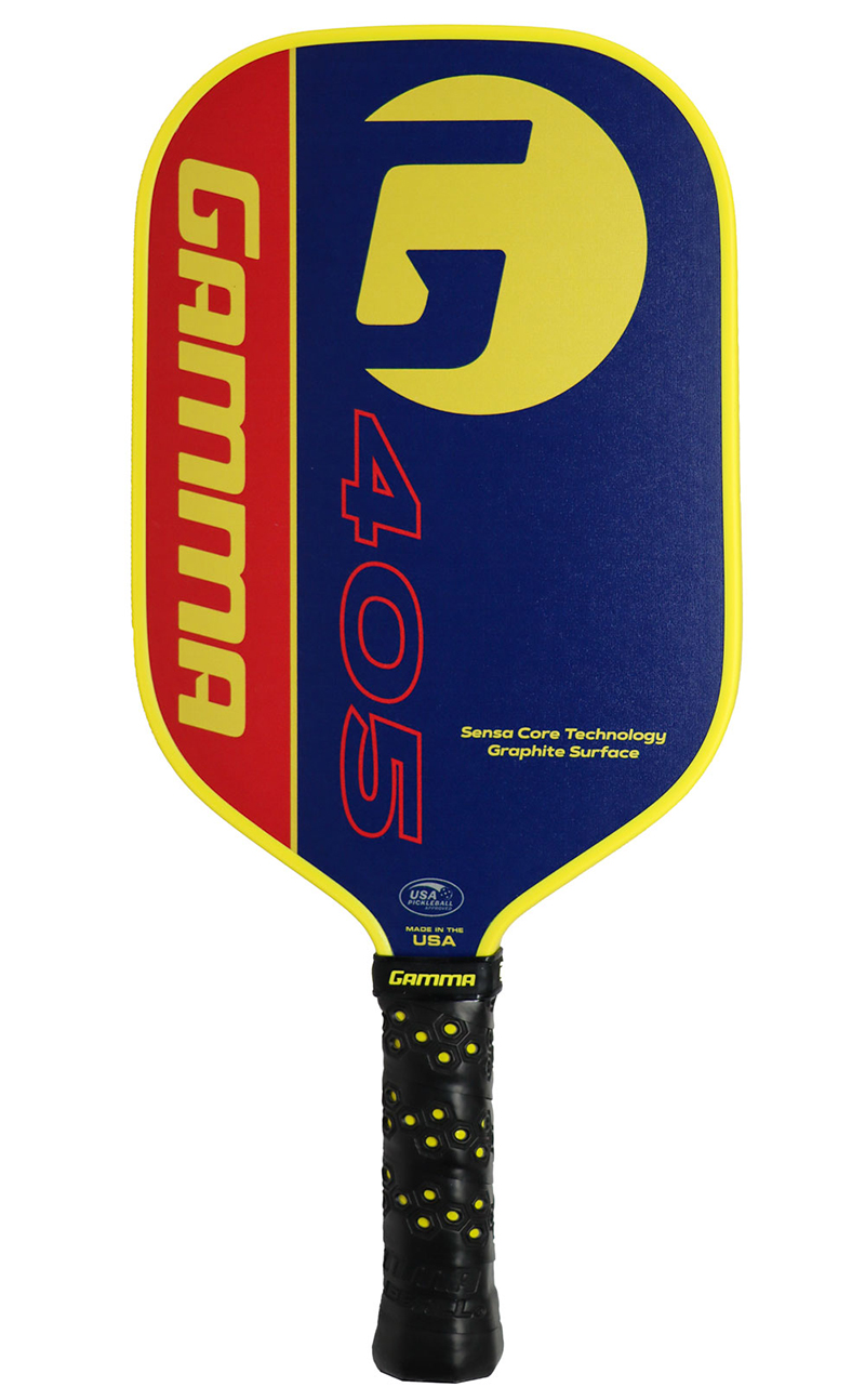 Gamma 405 Pickleball Paddle (Blue/Yellow)