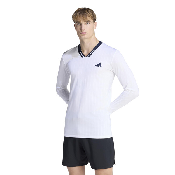 adidas Wow Long Sleeve Top (M) (White)