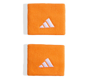 adidas Tennis Small Wristbands (2x) (Orange/White)