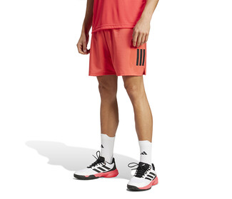 adidas Club 3 Stripes 7" Short (M) (Red)