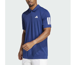 adidas Club 3 Stripes Polo (M) (Dark Blue)