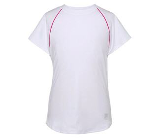 FILA Girl's Essentials Short Sleeve Top (White)