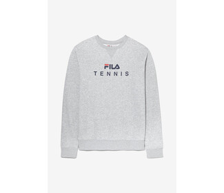 FILA Unisex Tennis Crewneck Sweatshirt (Grey)