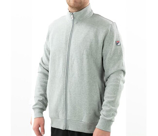 FILA Essentials Match Fleece Full Zip Jacket (M) (Grey)