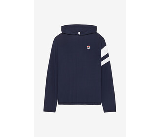 FILA Long Sleeve Hoodie (M) (Navy)