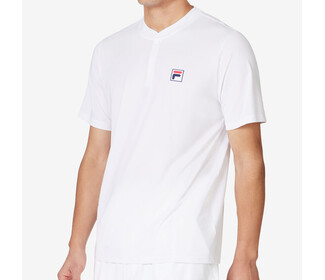 FILA Essentials Short Sleeve Henley (M) (White)