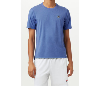 FILA Scallop Hem Heather Crew (M) (Blue)