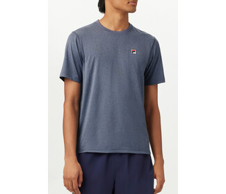 FILA Scallop Hem Heather Crew (M) (Navy)