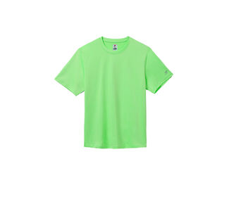 FILA Pickleball Scallop Hem Heathered Tee (M) (Green)